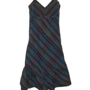 Esprit Plaid Dress‎ Thin Strap Size 2